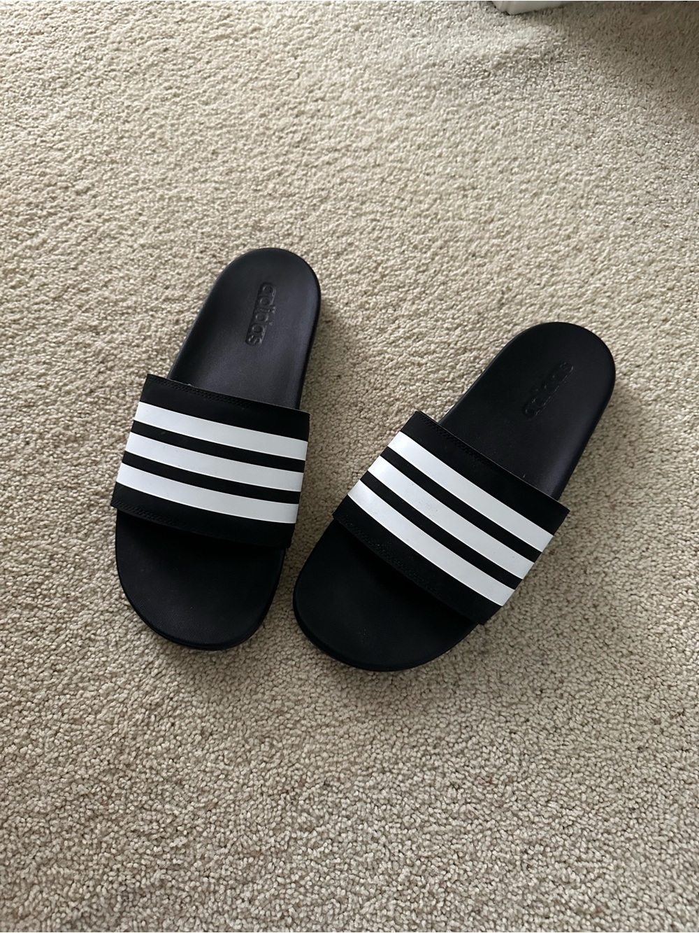 Men’s Adidas Black Slide Sandals